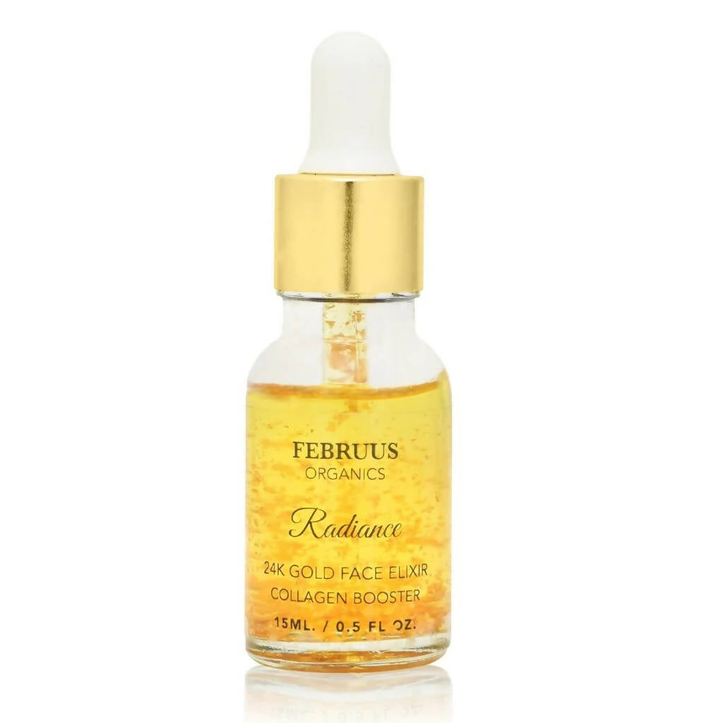 Februus Organics 24K Gold Face Elixir Collagen Booster | Grocsy