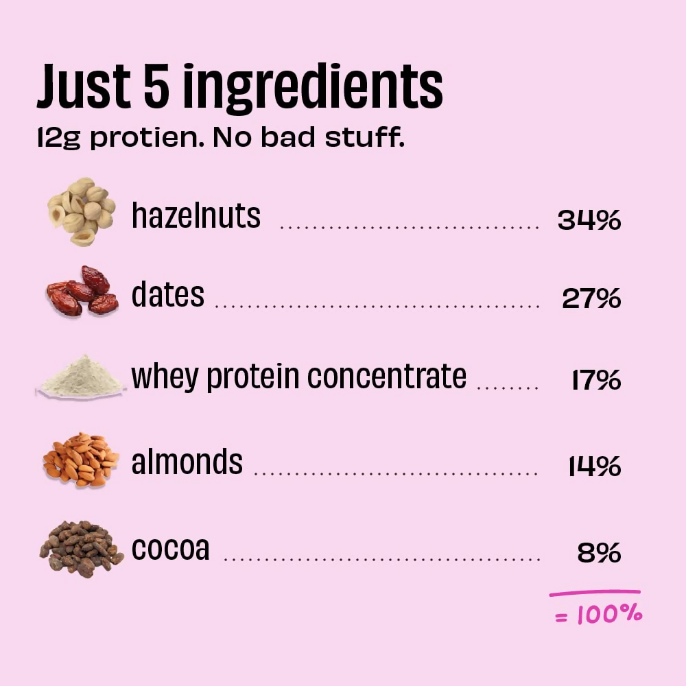 The Whole Truth Protein Bar - Hazelnut Cocoa | Grocsy