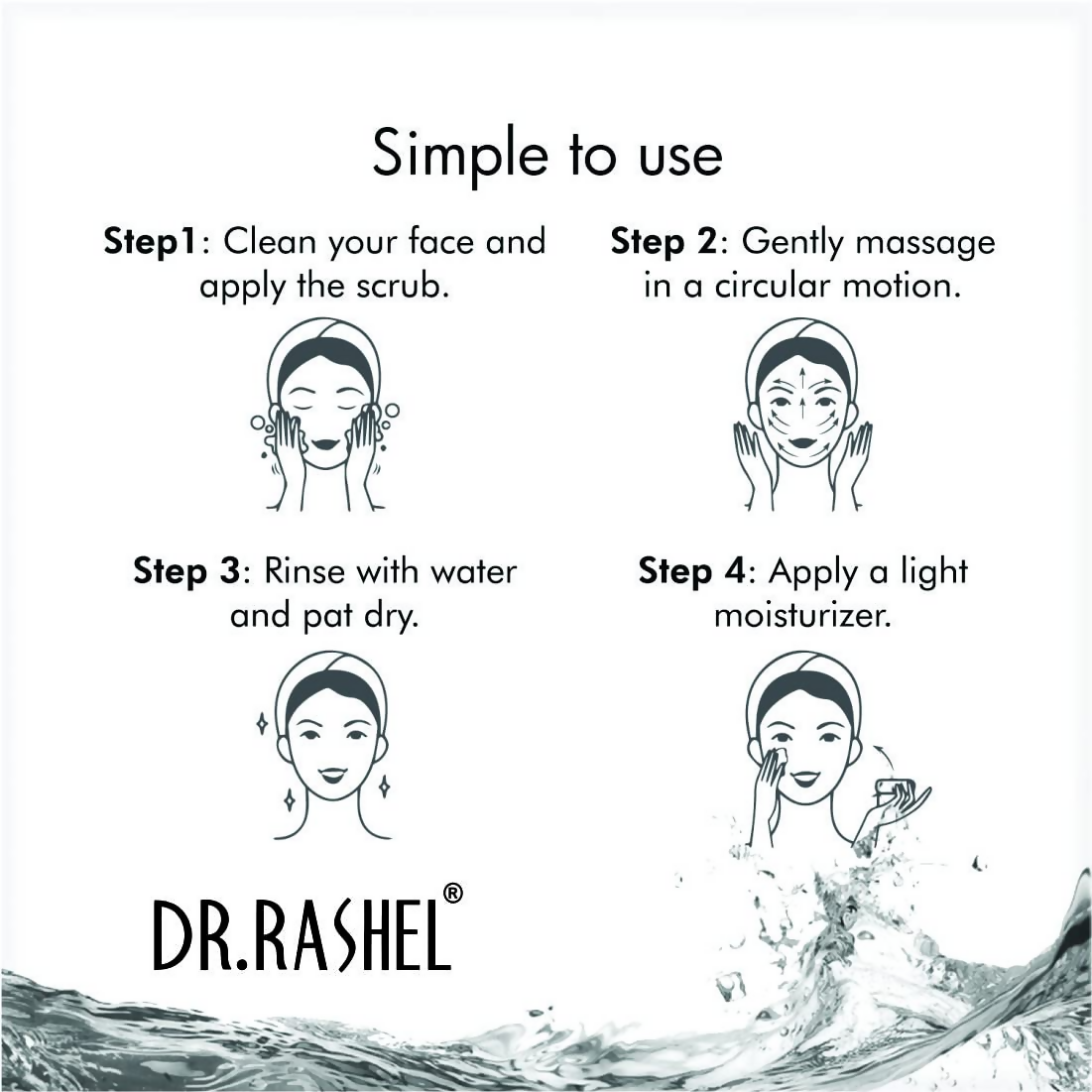 Dr.Rashel Coffee Scrub For Face And Body | Grocsy