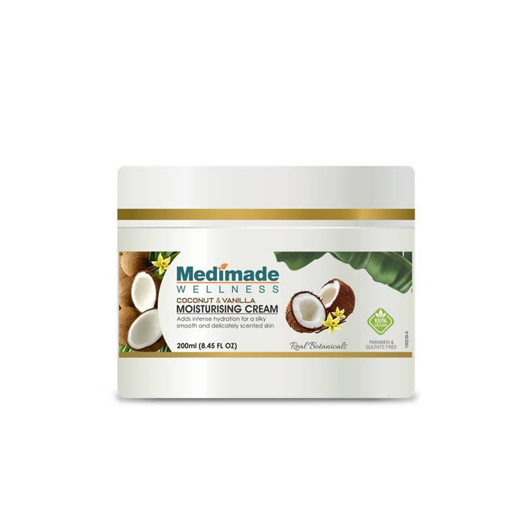 Medimade Wellness Coconut & Vanilla Moisturising Cream | Grocsy