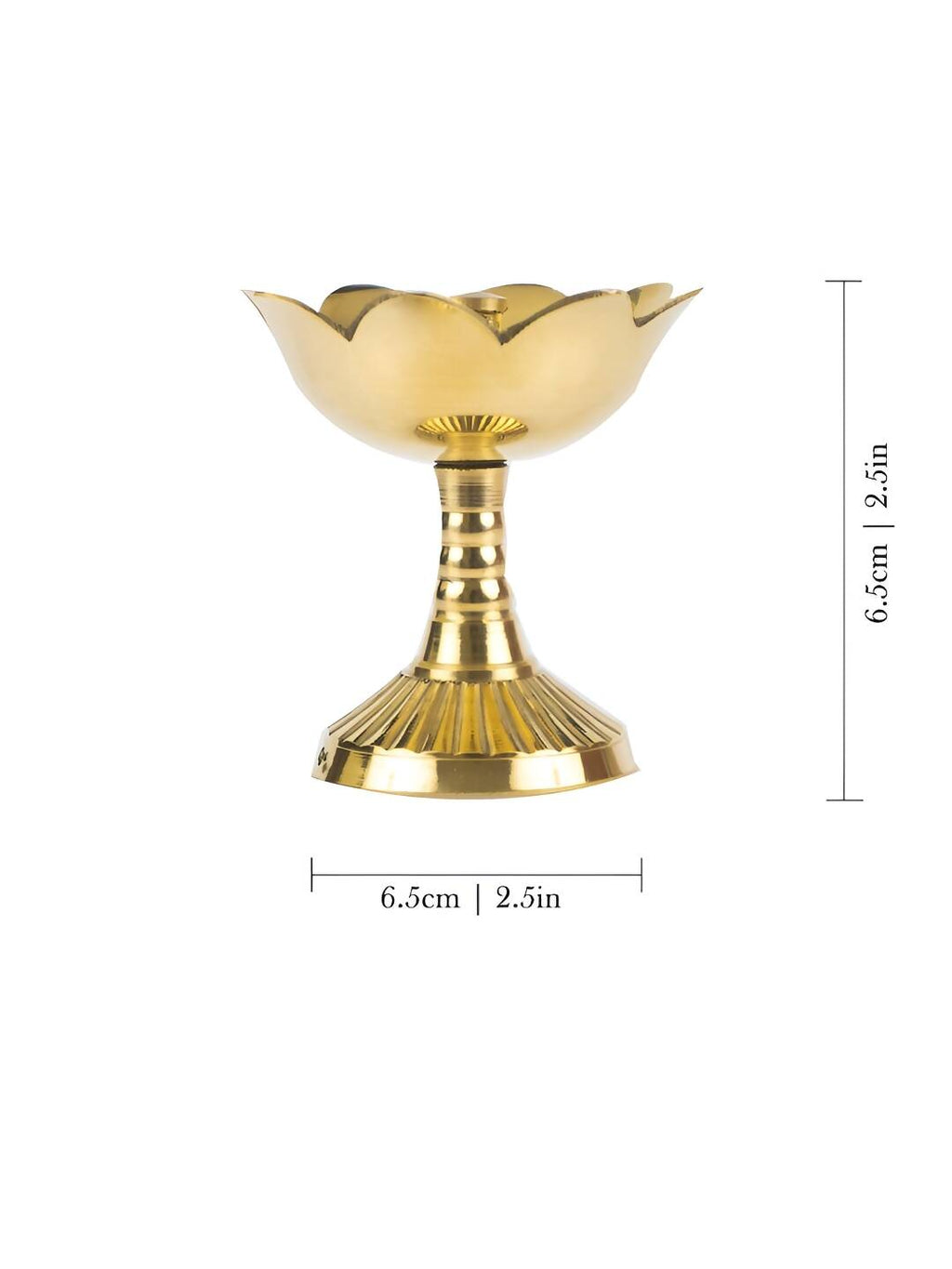 Spillbox Brass Diya - Big | Grocsy