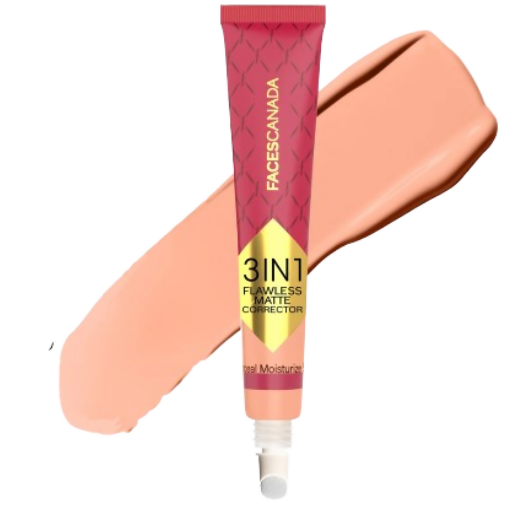 Faces Canada 3 in 1 Flawless Matte Concealer & Colour Correctors - Peach | Grocsy