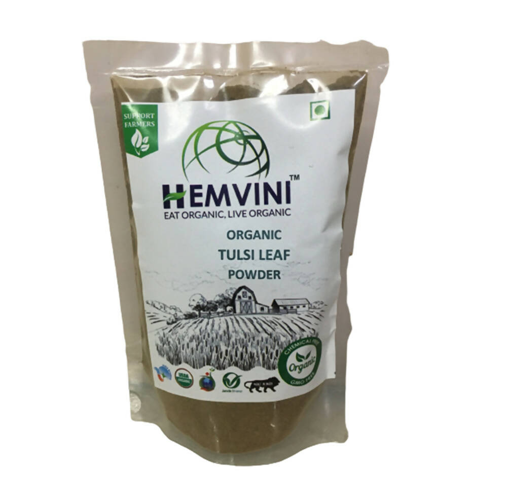 Hemvini Organic Tulsi Leaf Powder | Grocsy