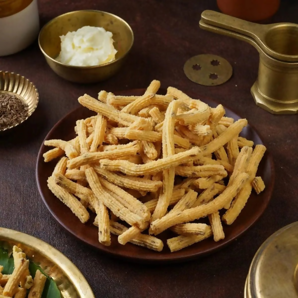 Sweet Karam Coffee Butter Murukku (Benne Murukku) | Grocsy