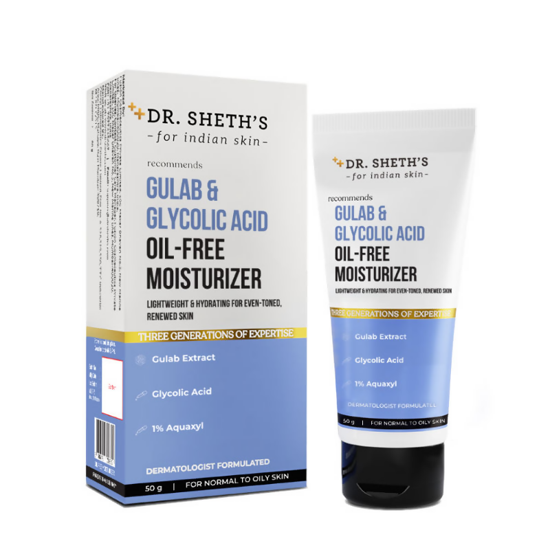 Dr. Sheth's Gulab & Glycolic Acid Oil-Free Moisturizer | Grocsy