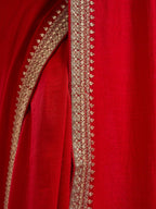 kasee Solid Embroidered Pure Silk Saree | Grocsy