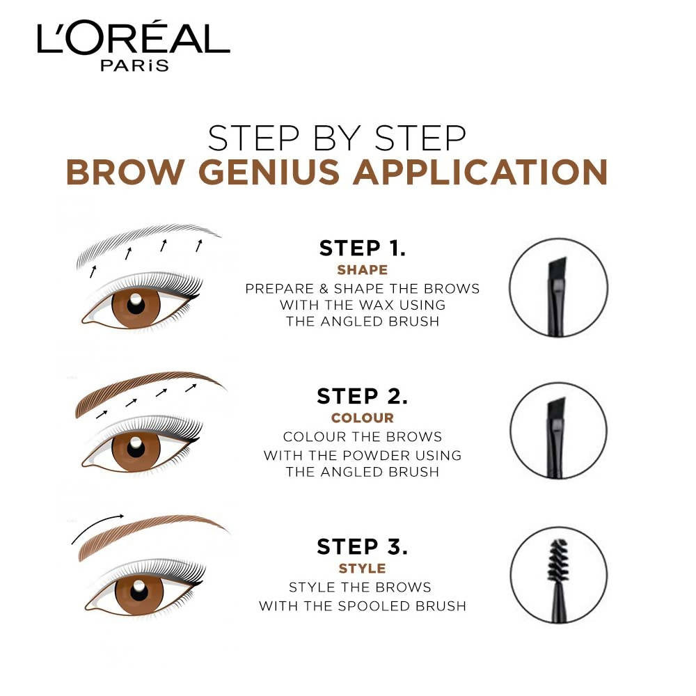 L'Oreal Paris Brow Artist Genius Kit Medium to Dark | Grocsy