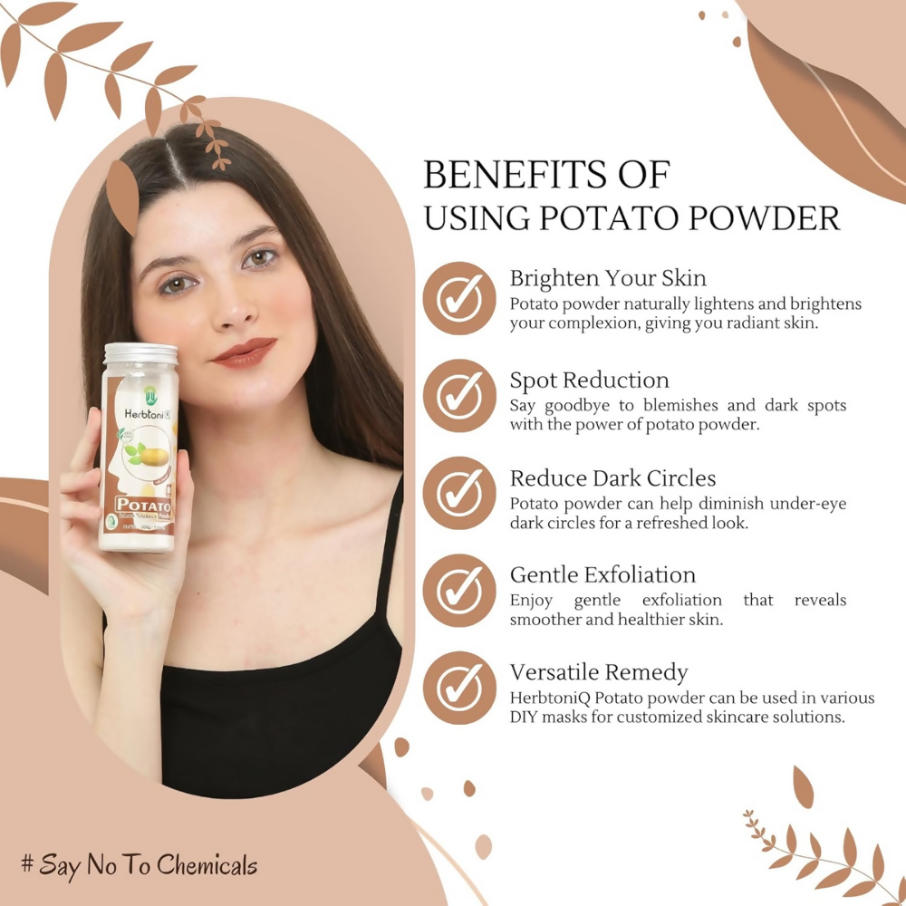 Herbtoniq Face Pack Powders - Aloe Vera, Potato, Beetroot, Tomato and Pomegranate | Grocsy