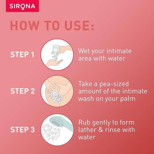 Sirona Intimate Wash & Rash Cream Combo | Grocsy