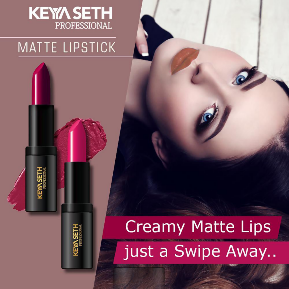 Keya Seth Aromatherapy Professional Matte Lipstick - Light Bright Nude | Grocsy
