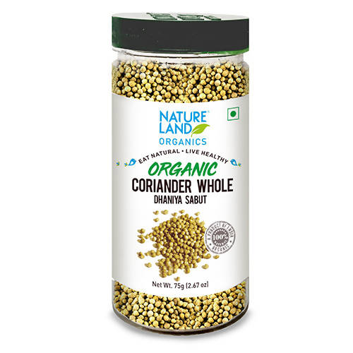 Nature Land Organics Coriander Whole | Grocsy
