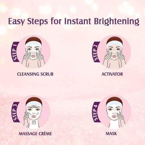 Lotus Herbals Radiant Pearl Facial Kit (37g) for Lightening | Grocsy
