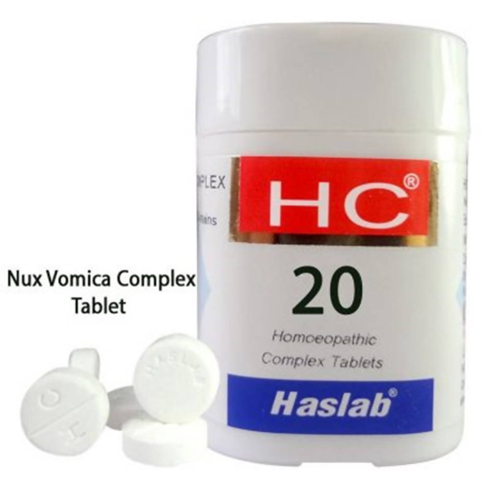 Haslab HC 20 Nux Vomica Complex Tablets | Grocsy