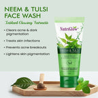 NutriGlow Neem & Tulsi Face Wash | Grocsy