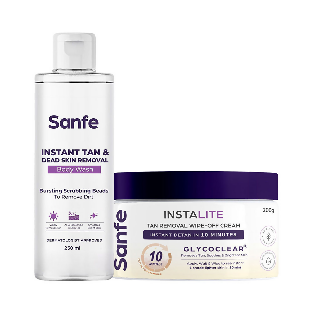 Sanfe Tan Removal Combo | Grocsy