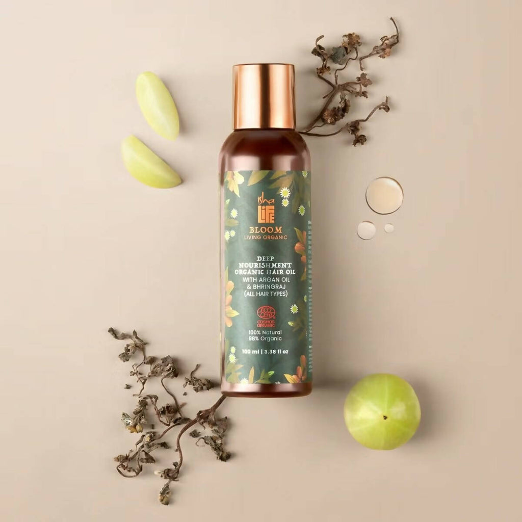 Isha Life Deep Nourishment Organic Hair Oil | Grocsy