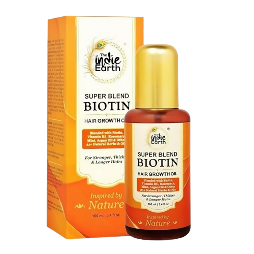 The Indie Earth Rosemary Mint Biotin Hair Oil | Grocsy