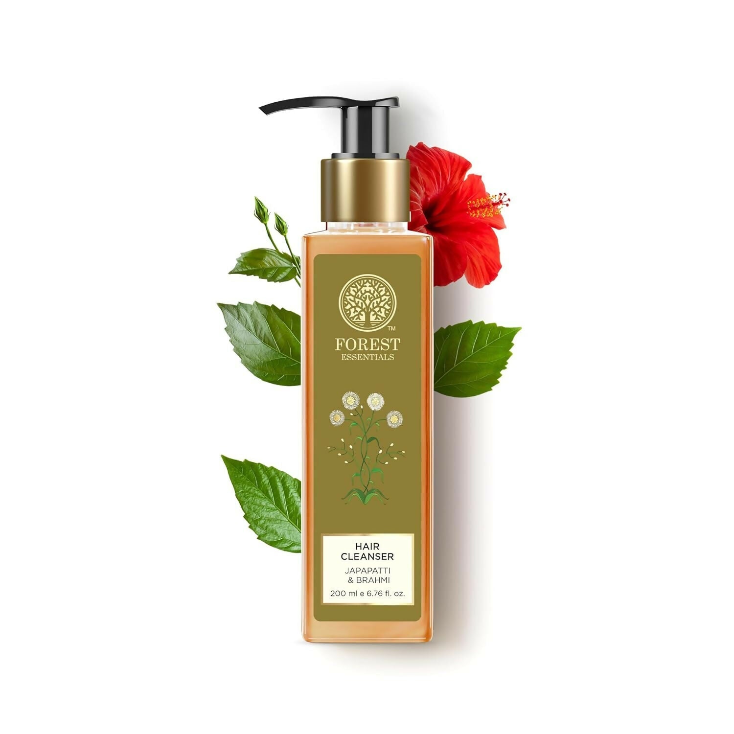 Forest Essentials Hair Shampoo Cleanser Japapatti & Brahmi | Grocsy
