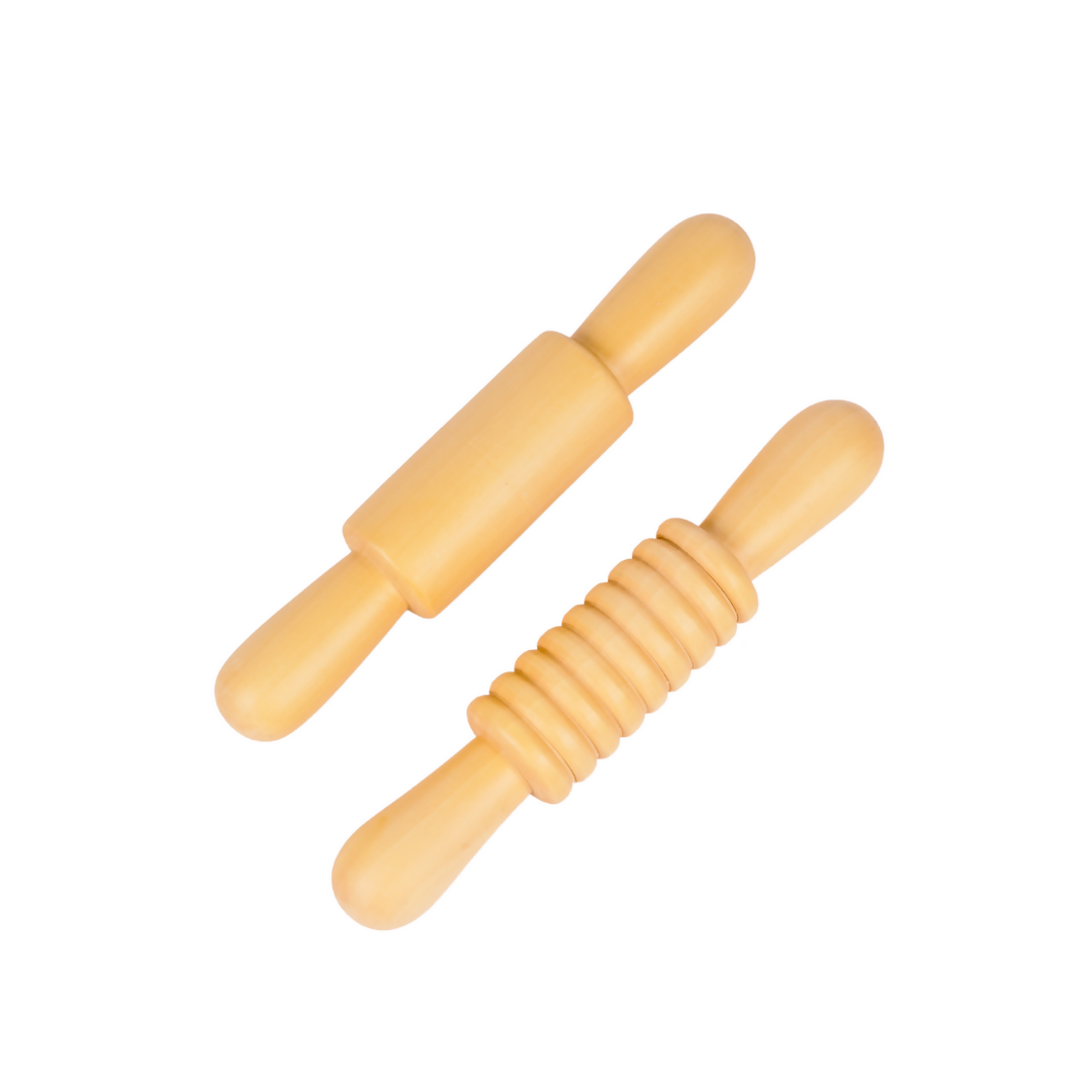 Nesta Toys Play Dough Tools, Wooden Tools for Clay, Montessori Toys (18 Months +) | Grocsy