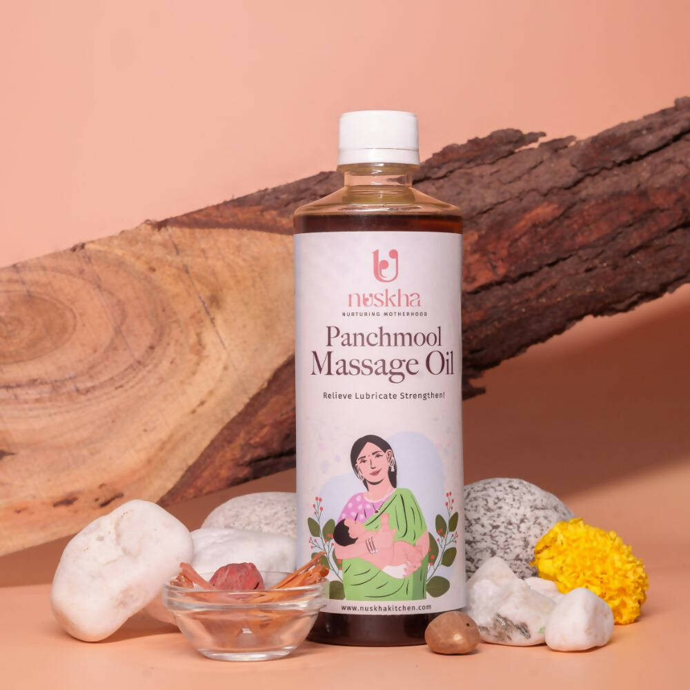 Nuskha Panchmool Massage Oil | Grocsy