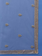 House of Panchhi Rust Net Gotapatti Work Lehenga & Blouse with Dupatta | Grocsy