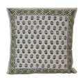 The Decor Nook Green Booti Print Cushion Cover | Grocsy