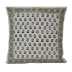 The Decor Nook Green Booti Print Cushion Cover | Grocsy
