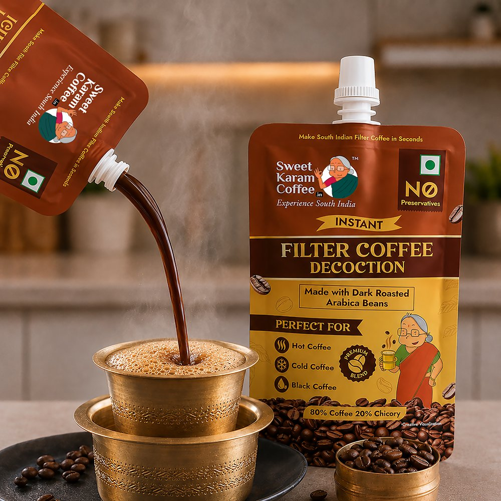 Sweet Karam Coffee Instant Filter Coffee Decoction | Grocsy