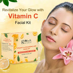 Globus Naturals Vitamin C & Hyaluronic Acid Facial Kit | Grocsy