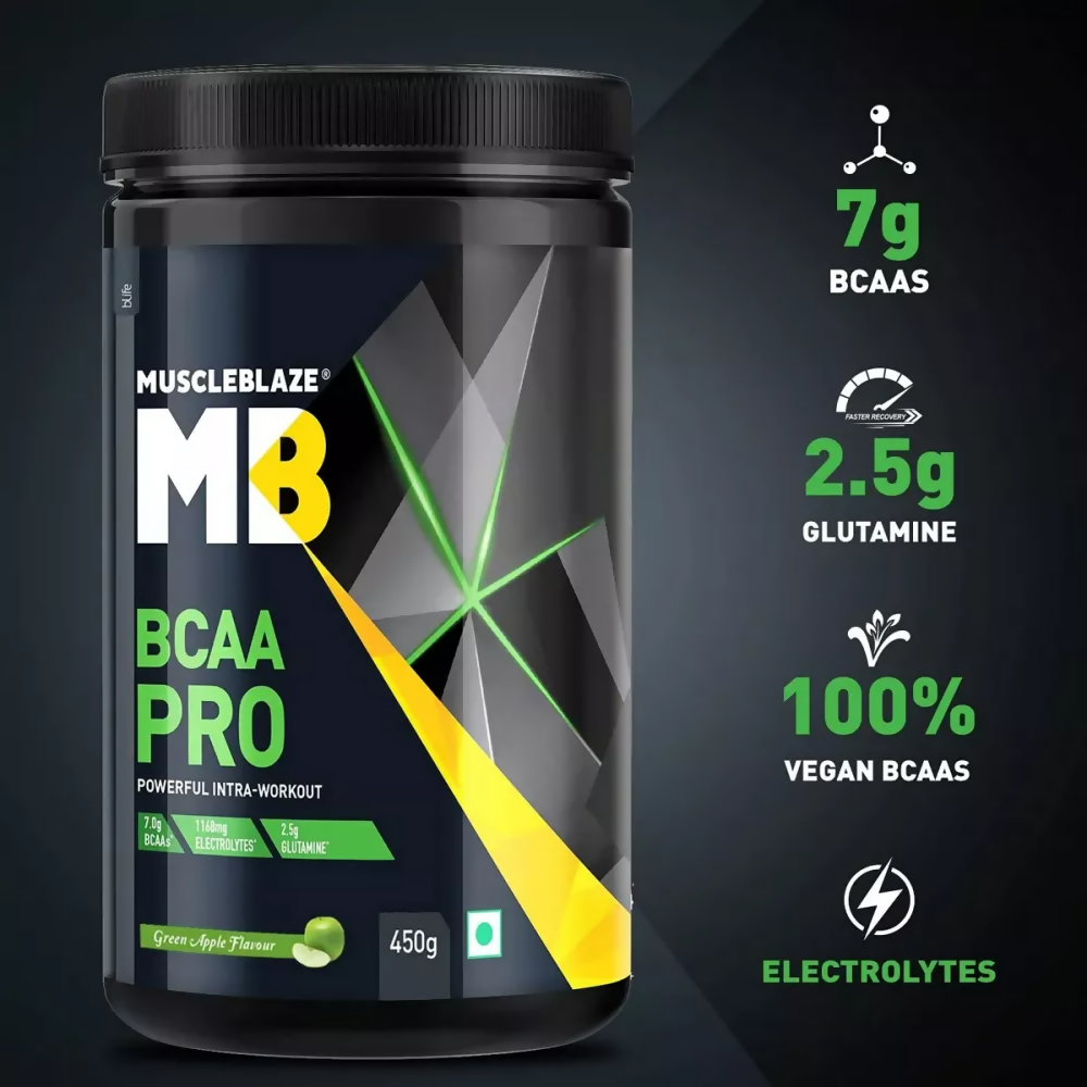 MuscleBlaze BCAA Pro Green Apple | Grocsy