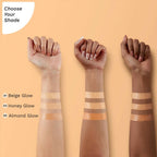 Pilgrim Glow BB Cream SPF 50 PA++++ Instant Spot Coverage Matte Finish Vitamin C Infused - Almond Glow | Grocsy
