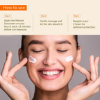 Lotus Botanicals Carrot & Niacinamide Glow and De-Tan Mineral Sunscreen, SPF 50+, PA++++ | Grocsy