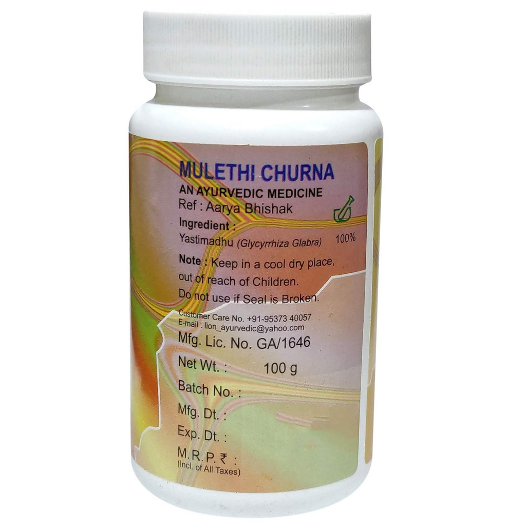 Lion Ayurveda Jethimadha Churna | Grocsy