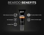 Beardo Acne Control Face Wash & Acne Control Face Gel Combo | Grocsy