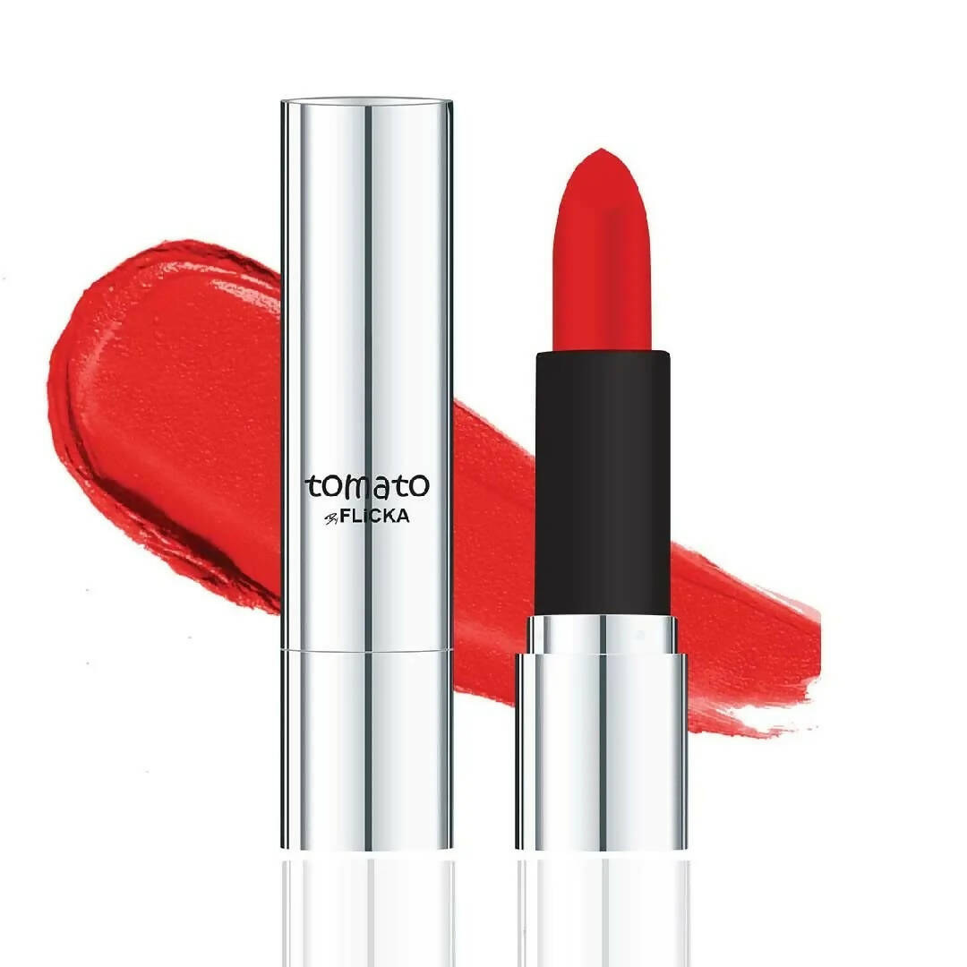 FLiCKA Tomato Maroon Matte Finish Lipstick Shade 05 | Grocsy