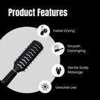 FOLELLO Professional Vent Hair Styling Brush for Blow Drying & Detangling | Grocsy