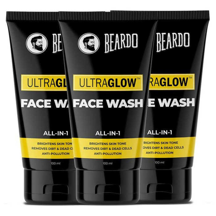 Beardo Ultraglow Face Wash All - In - 1 | Grocsy