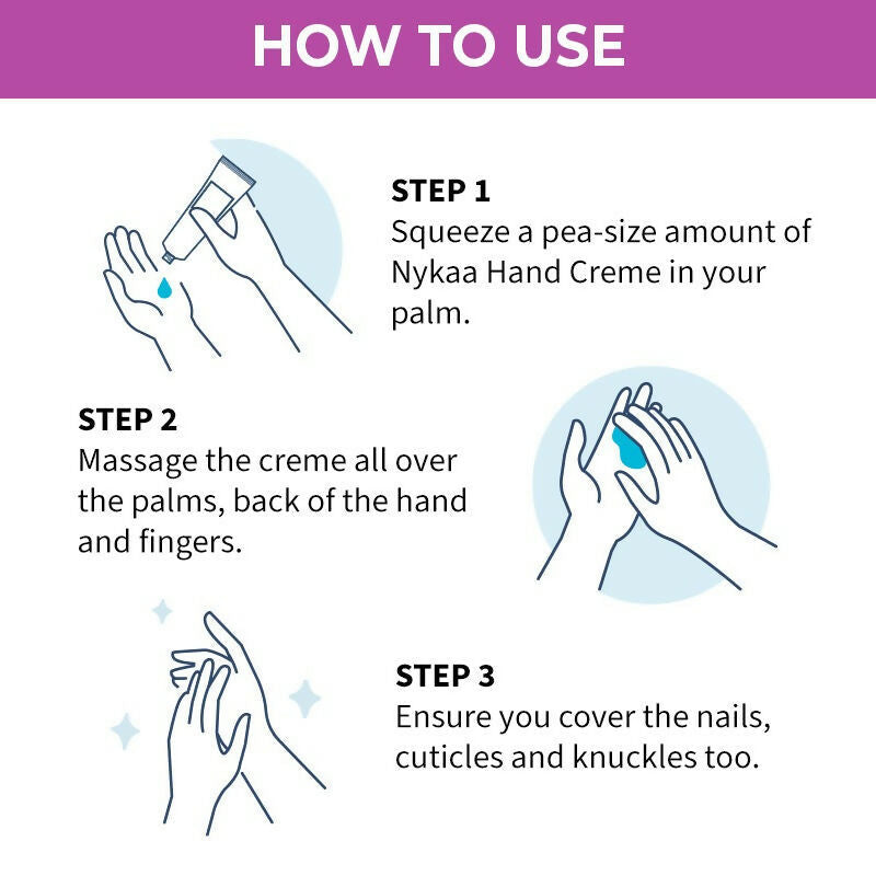Nykaa Rose & White Musk Hand & Nail Creme | Grocsy