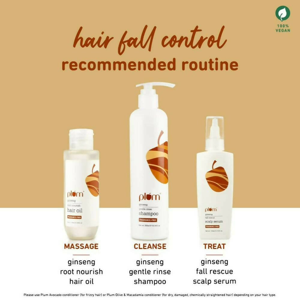 Plum Ginseng Gentle Rinse Shampoo | Grocsy