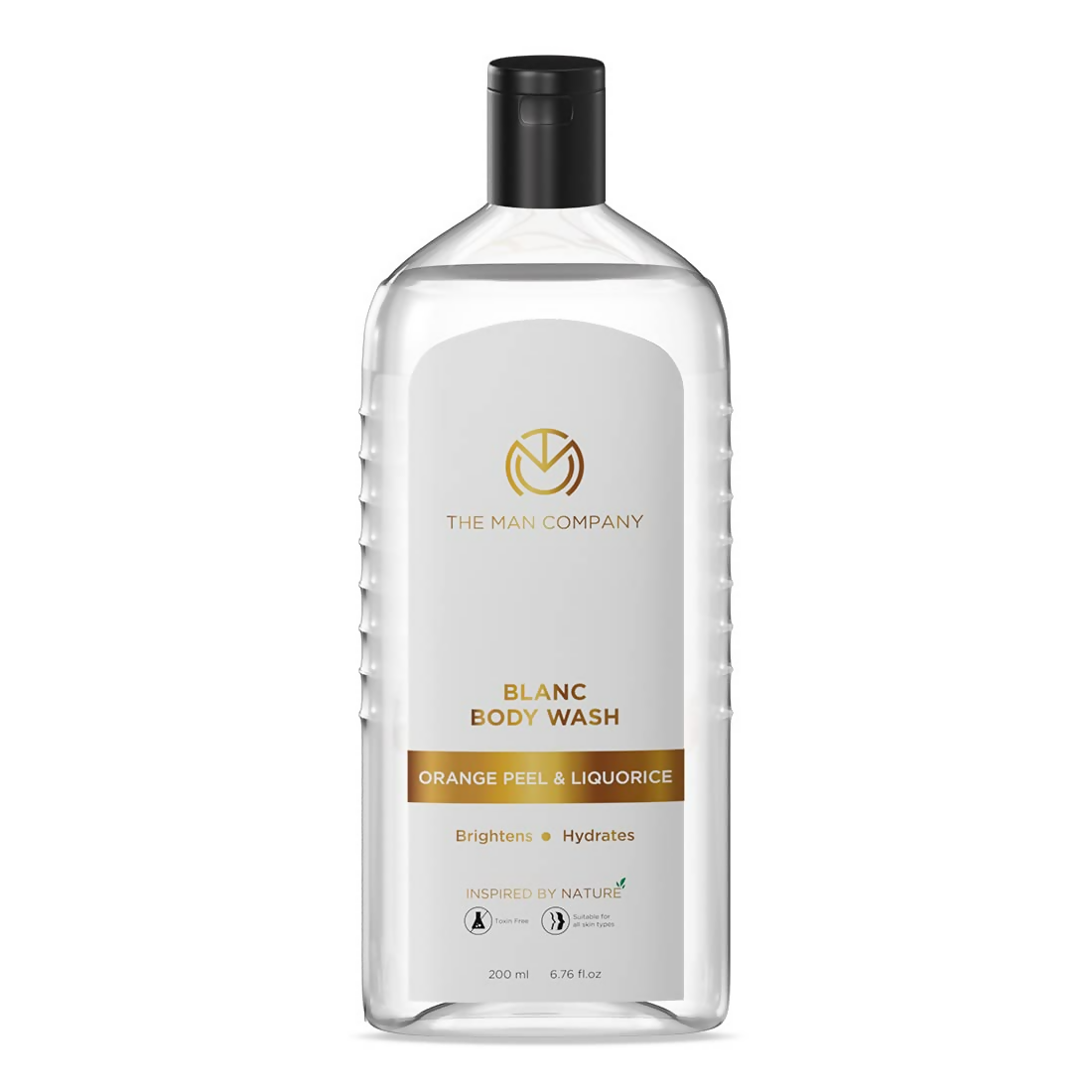 The Man Company Blanc Perfumed Body Wash For Men With Orange Peel & Liquorice | Grocsy