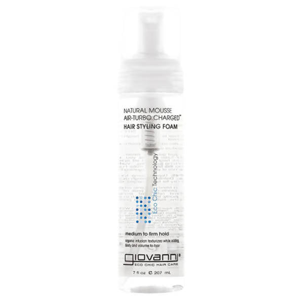 Giovanni Organic Natural Mousse Air-Turbo Charged Hair Styling Spray Foam | Grocsy