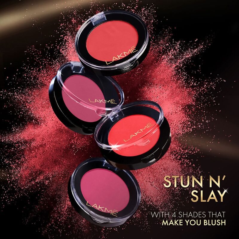 Lakme Face It Blush - Flushed Pink | Grocsy