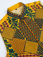 Vastranavya Yellow Exclusive Festival Viscose Silk Thread & Swarovski Embroidered Work Mens Wear Kurta & Koti | Grocsy