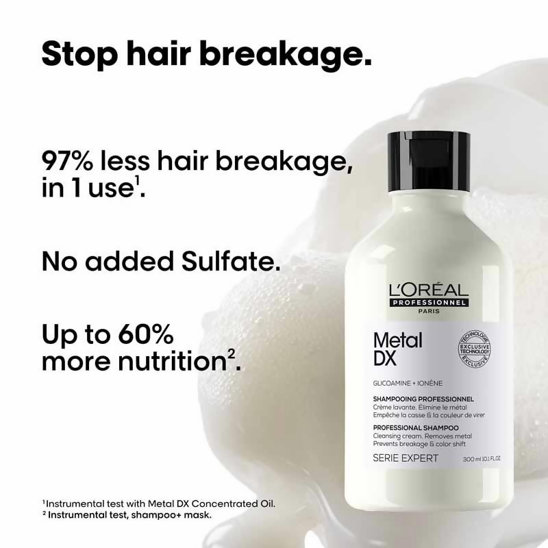 L’Oreal Professionnel Metal DX Anti-Metal Sulfate-Free, Cleansing Cream Shampoo | Grocsy