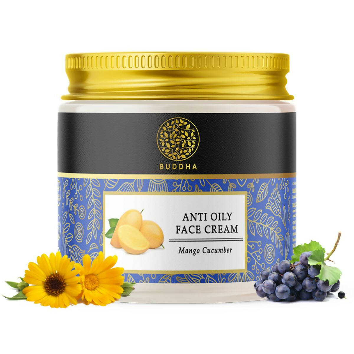 Buddha Natural Anti Oily Face Cream - For Clear and Radiant Oil Free Skin | Grocsy