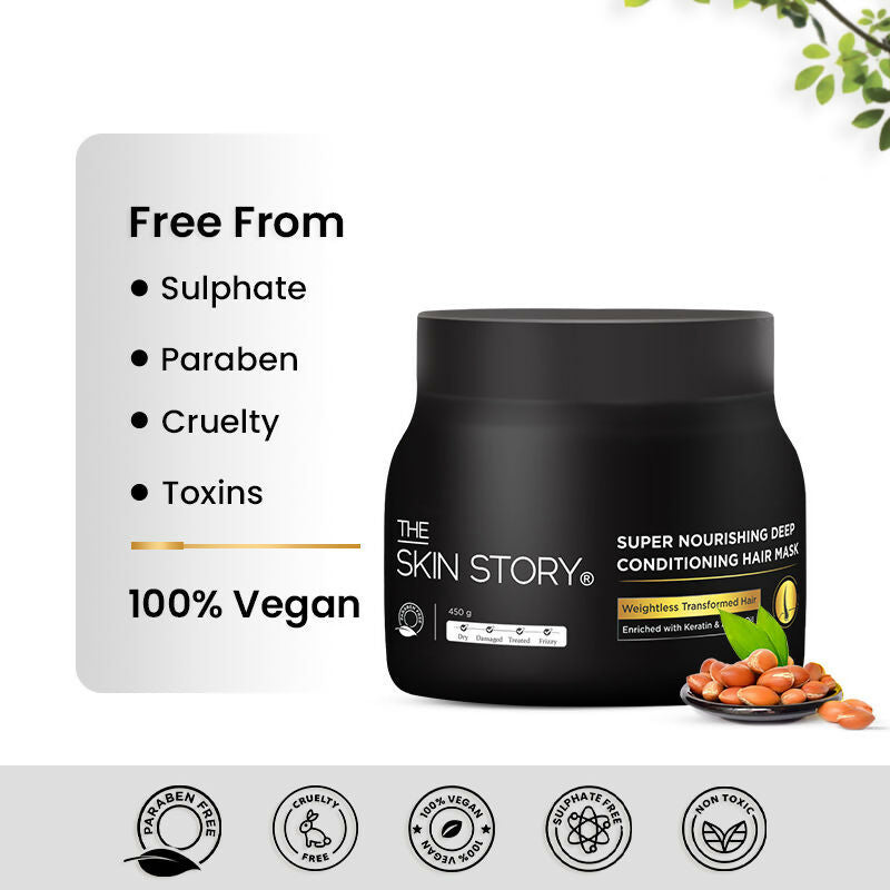 The Skin Story Sulphate Free Keratin Protein Hair Mask | Grocsy