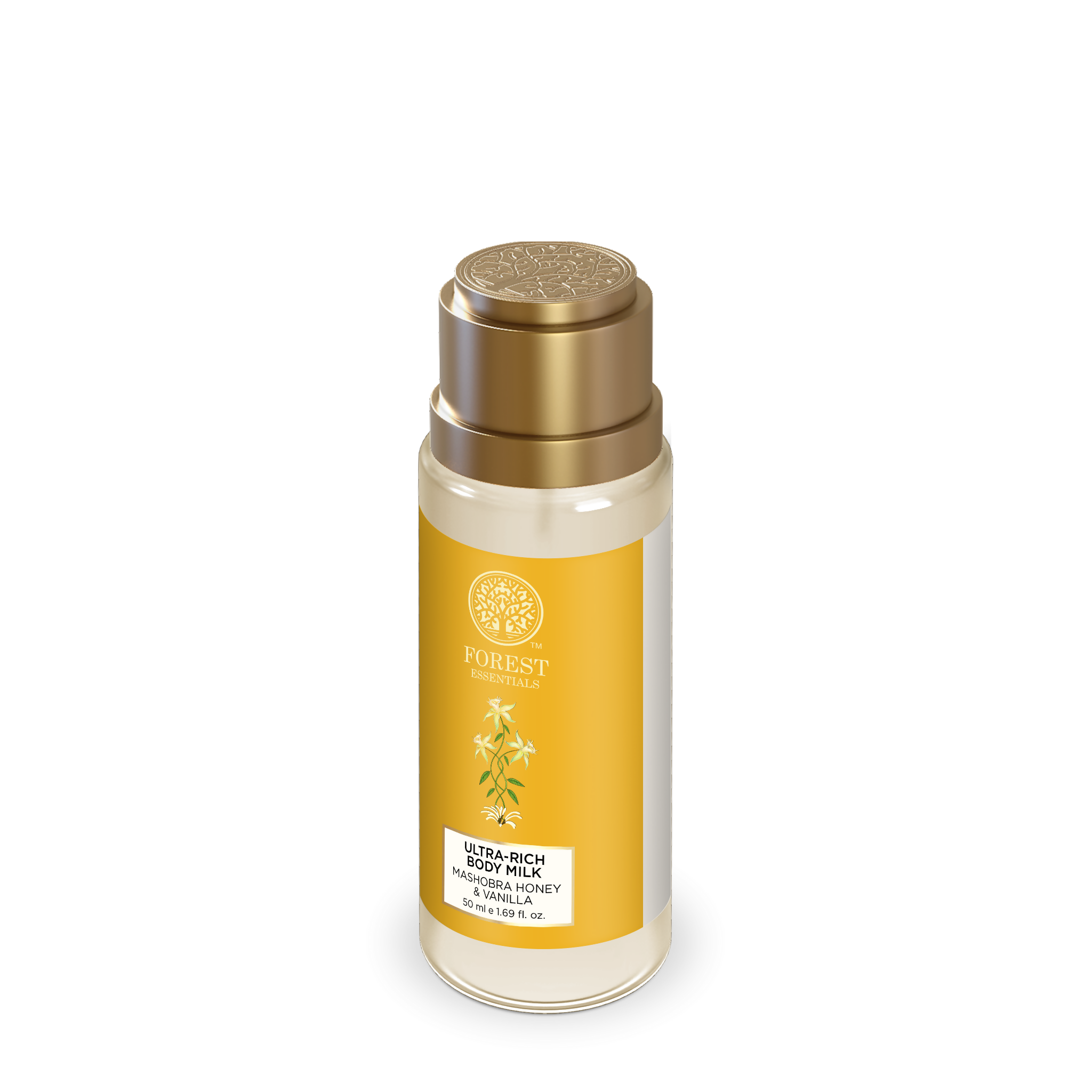 Forest Essentials Ultra Rich Body Milk Mashobra Honey & Vanilla Body Lotion | Grocsy