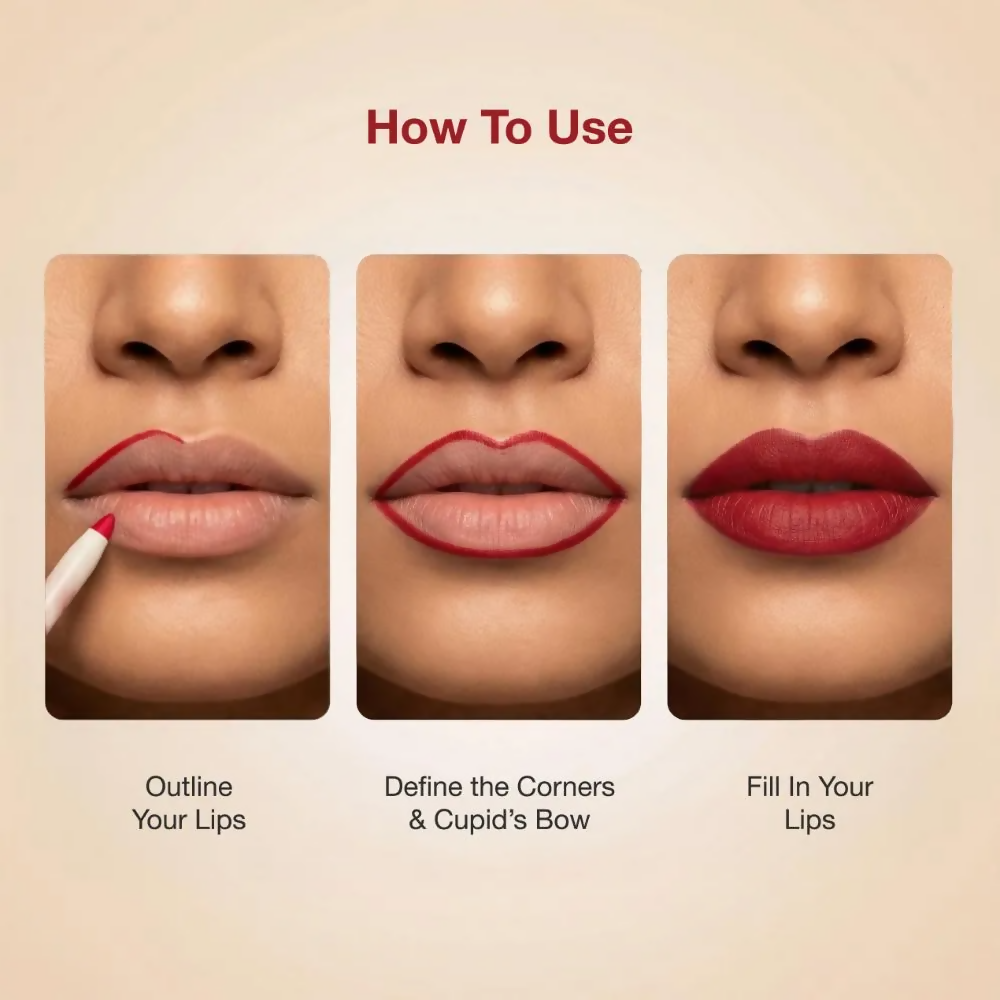 NY Bae 2-in-1 Lip Liner & Lip Colour - Kashmiri Mirch | Grocsy