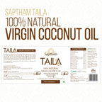 Saptham Taila 100% Natural Virgin Coconut Oil | Grocsy