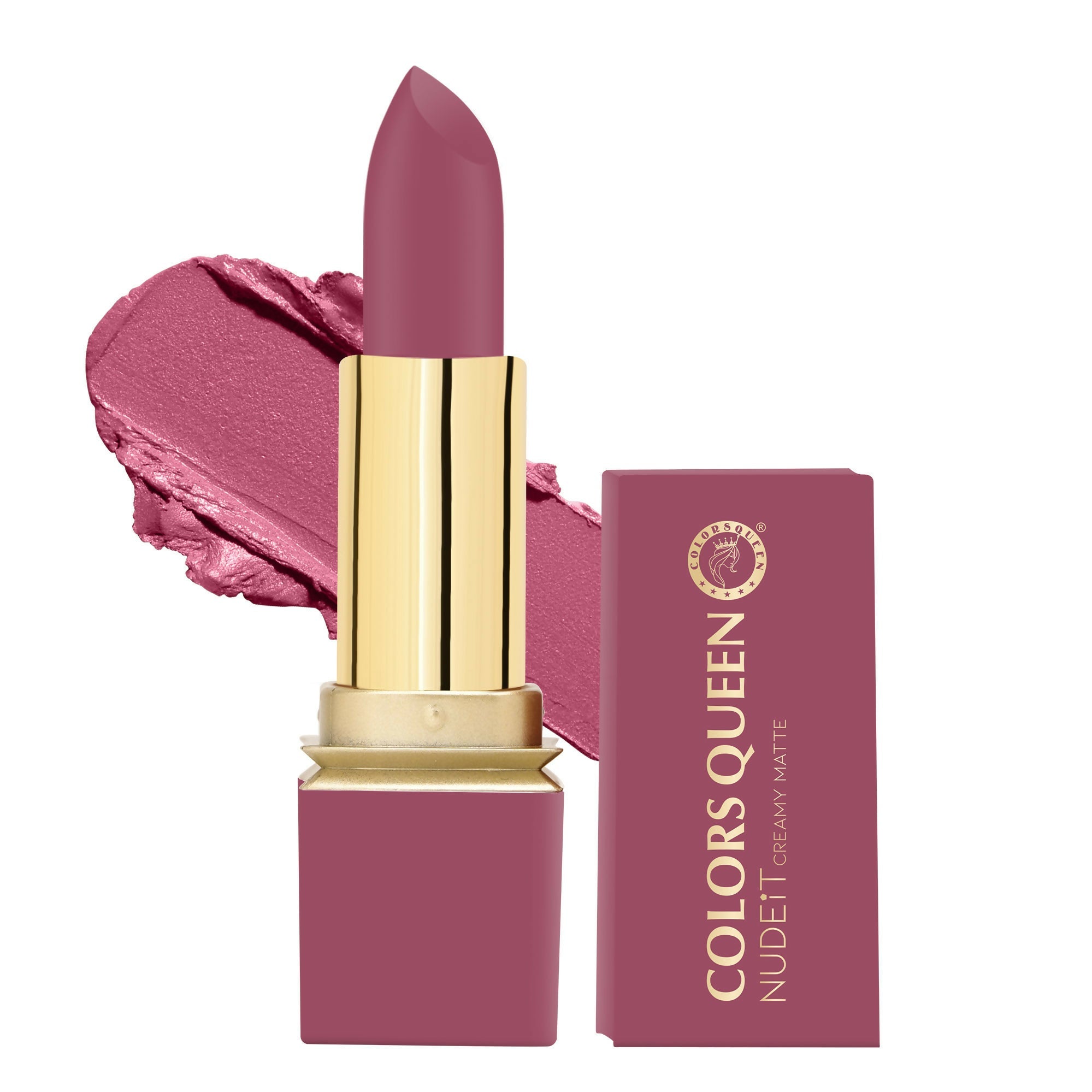 Colors Queen Nude It Creamy Matte Lipstick - Peony | Grocsy